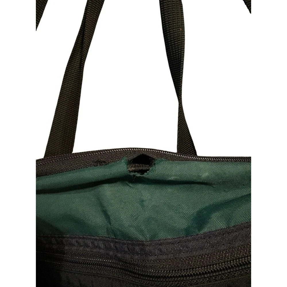 Nike Vintage Gym 90s Y2K Green Large 21” Duffel Bag Embroidered Logo